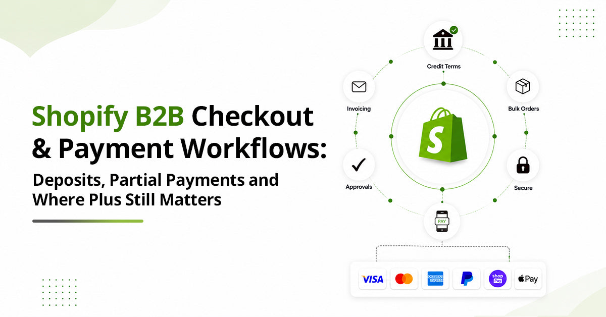 Shopify B2B Checkout & Payment Workflows: Deposits, Partial Payments and Where Plus Still Matters
