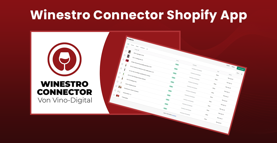 Winestro Connector Shopify App