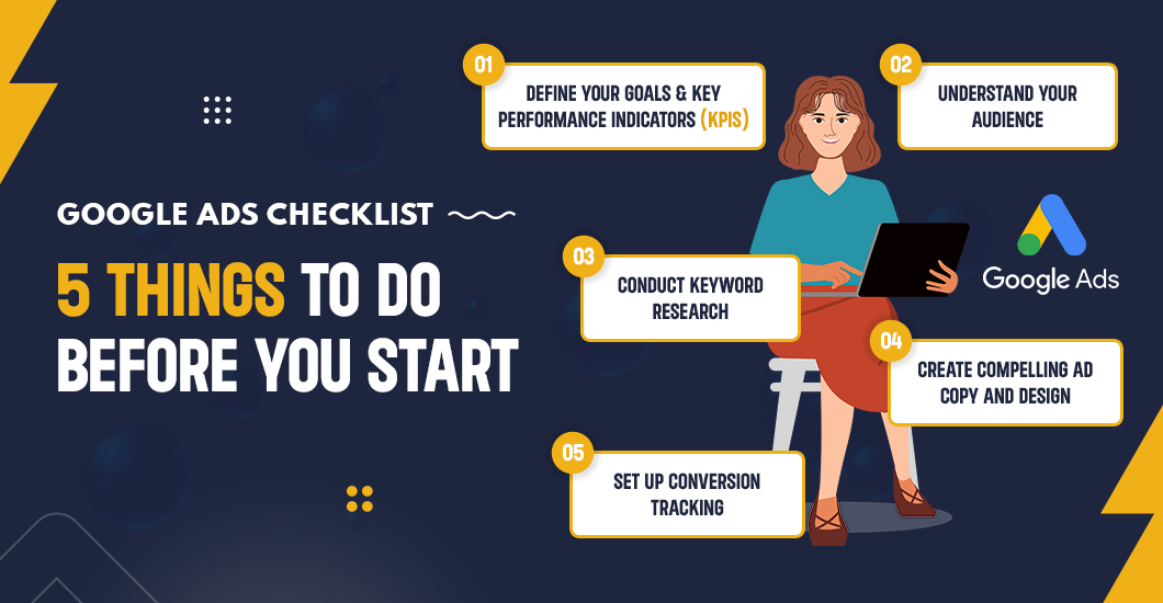 Google Ads Checklist: 5 Things to Do Before You Start