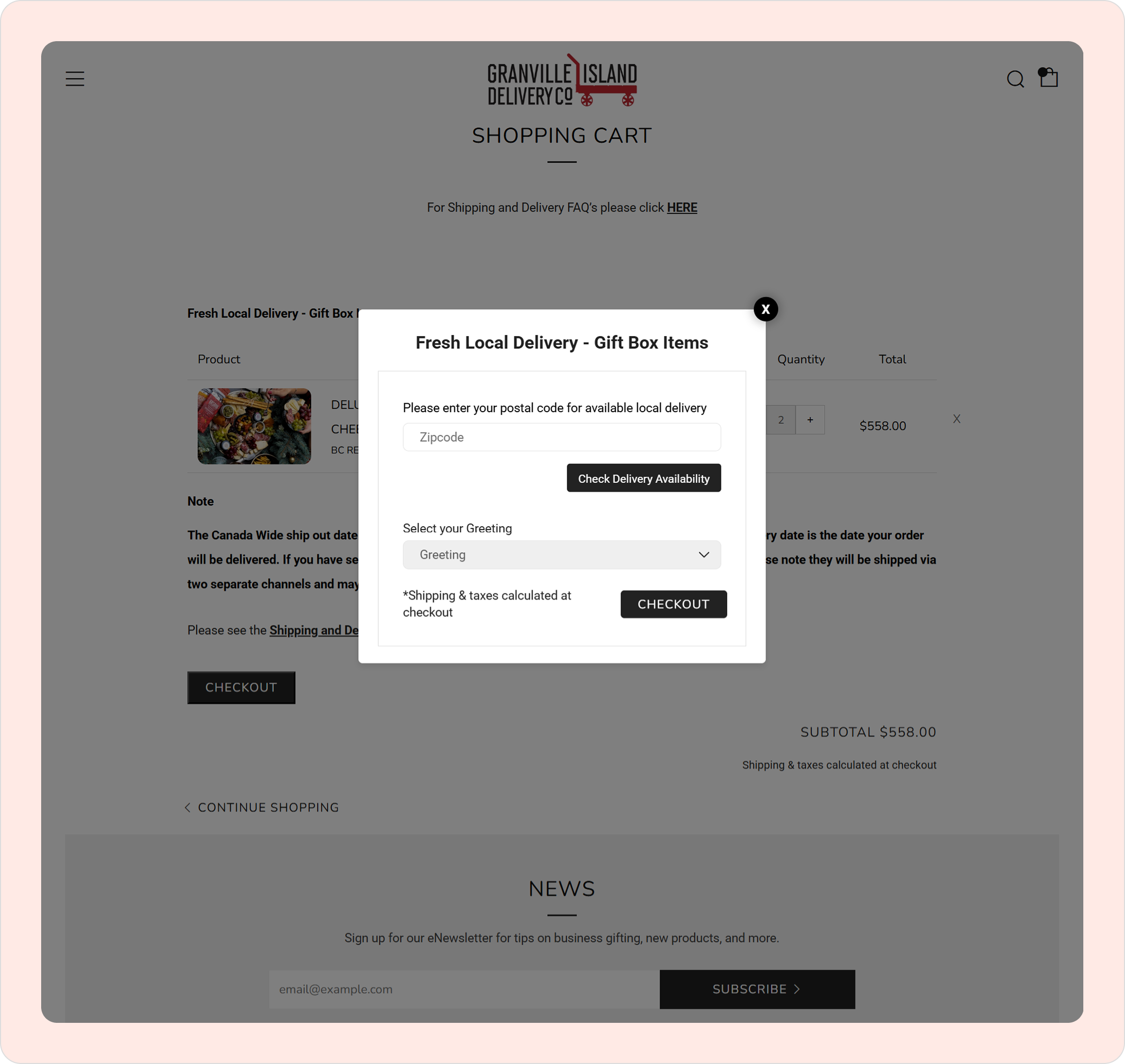 Granville Island Delivery – Custom Delivery Rules Engine