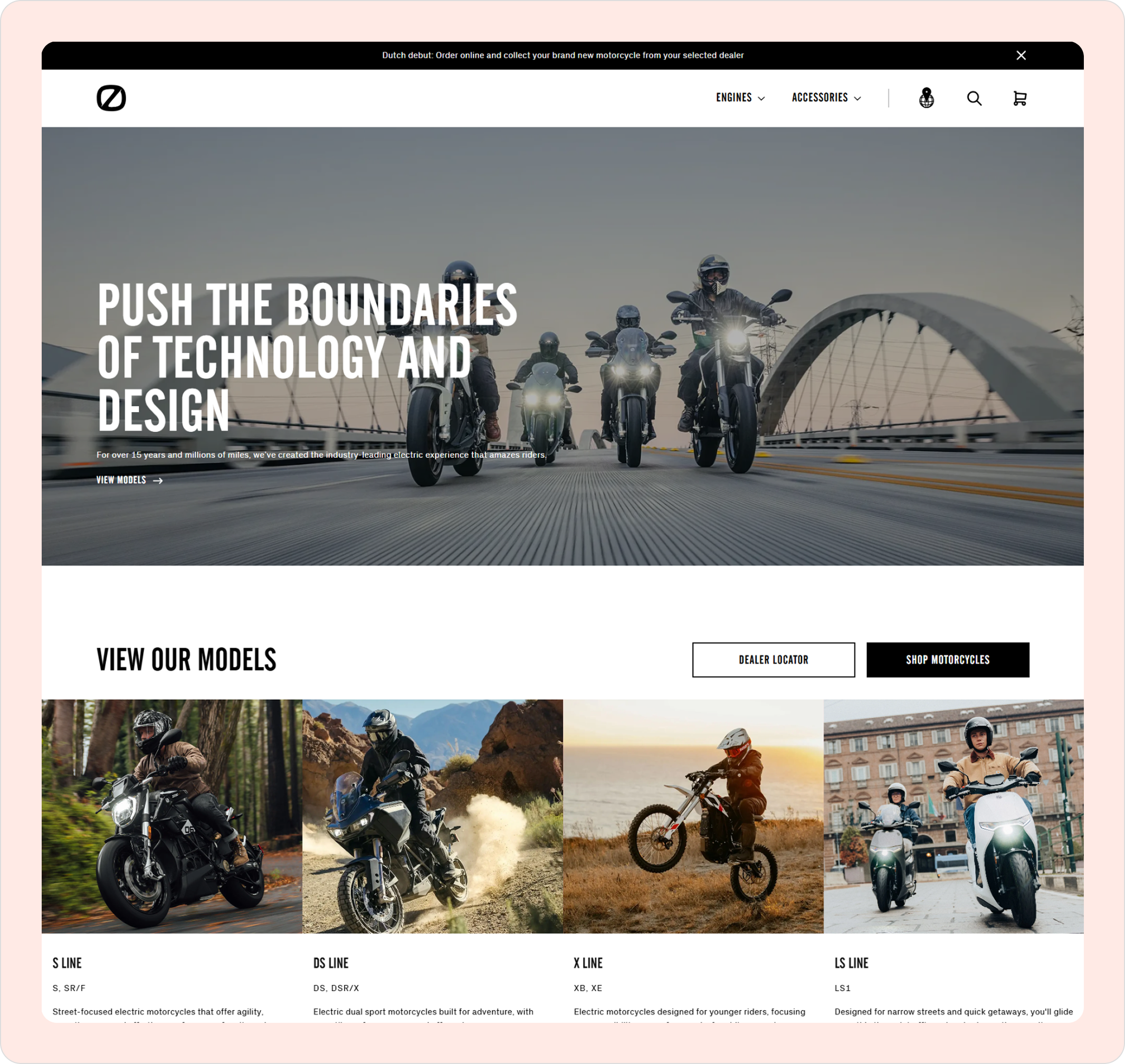 Zero Motorcycles Store