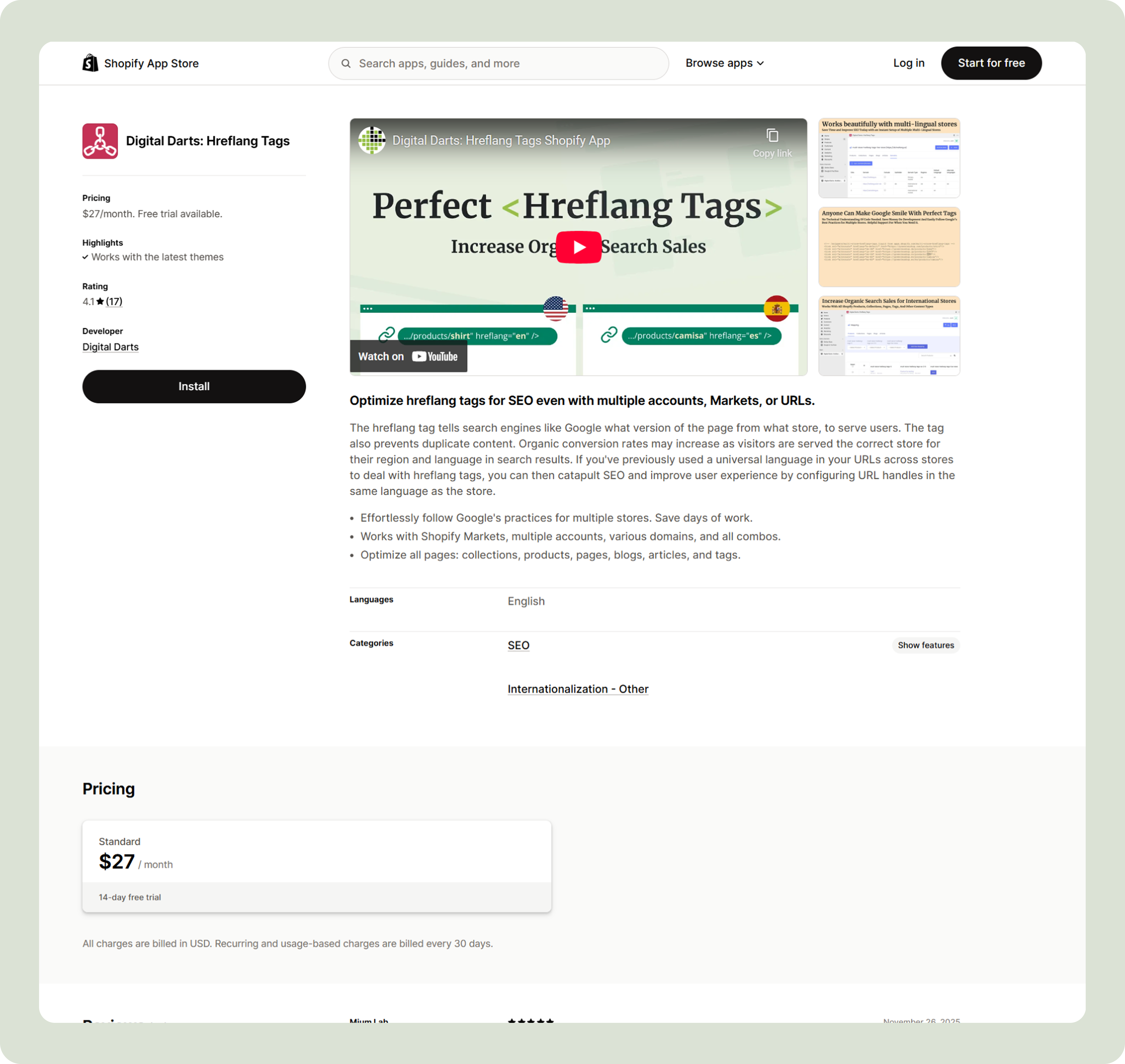 Hreflang Multi-Store App
