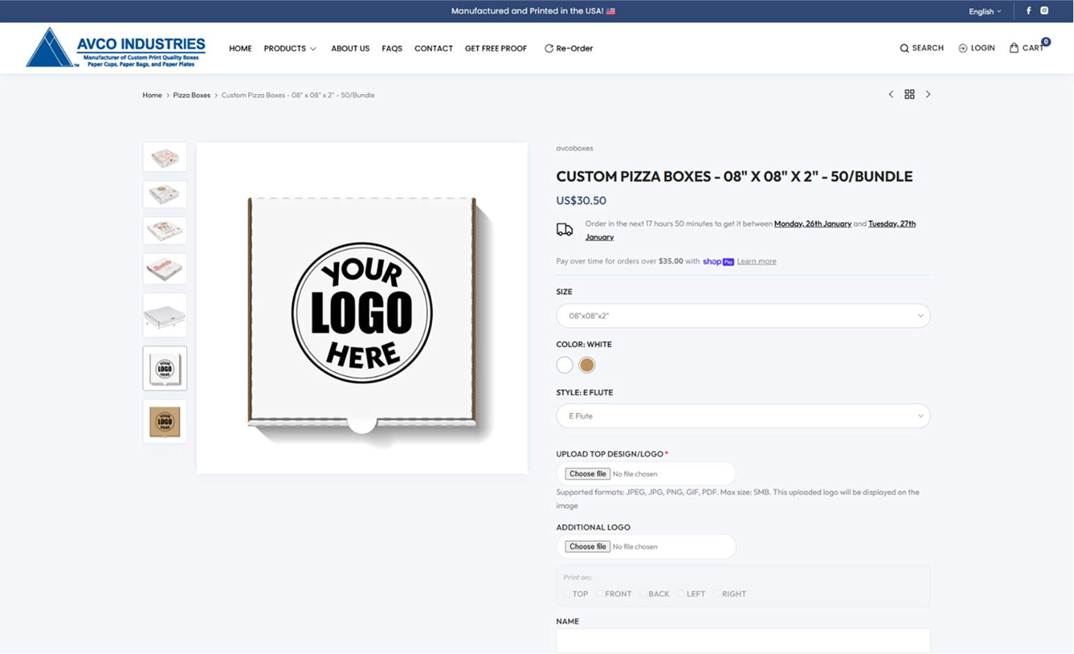 Custom Shopify Storefront