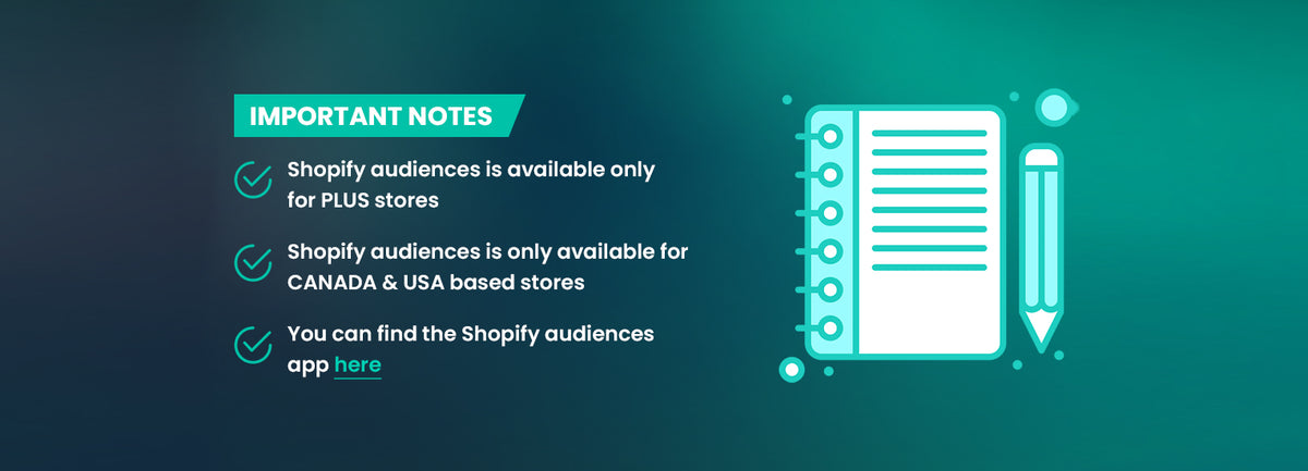 Shopify Audiences Update
