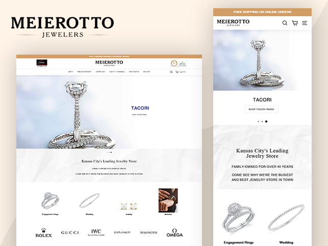 Webgarh Portfolio - MEIEROTTO Jewelers